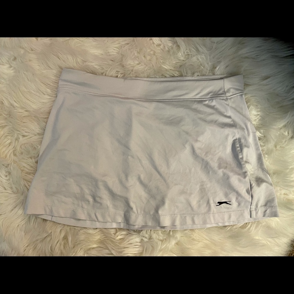 Slazenger silver white tennis skirt/skort